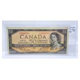 Devils Face laminated 1954 $50 Bill