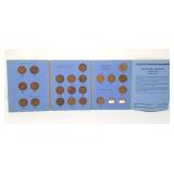 22 Great Britain Pennies. 1930-1953