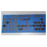 Book of 17 Canadian Large Pennies. As Found and