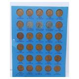 Page of 30 Lincoln Head Pennies Starting in the