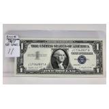 1957 USA One Dollar Uncirculated Silver