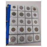 Binder of International Coins from the Countries