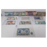 Paper Currency from Around the World. Countries