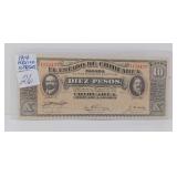 1914 Mexican 10 Pesos