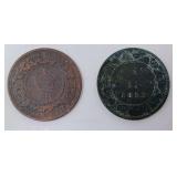 Hard to Find 1861 Bank of Nova Scotia Half Penny