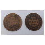 1859 Wide 9 Penny and 1859 Narrow 9 Penny