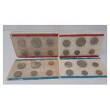 1971 and 1972 USA Uncirculated Mint Sets