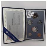 1991 Royal Canadian Mint Specimen Set. Set has a