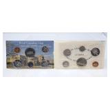 1972 & 1973 Canada Uncirculated Coin Sets