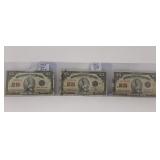 Group of Three 1923 Canada 25 Cent Bills. Bills