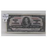 1937 Canadian $10 Bill