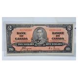 1937 Canada $2 bIll