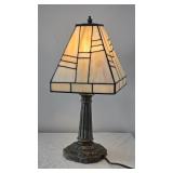 Stained  Glass Table Lamp 15" tall