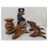 Custom Carved Wood Art Pieces