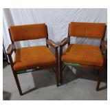 2 Antique wooden chairs