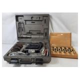 Flex Cut wooden carving tools and Rotozip spiral
