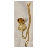 Vintage Russian Watch Pendent Necklace