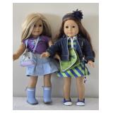 (2) American Girl 18" Dolls