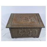 Vintage Fireside wood box. 24" l x 14" w x 18