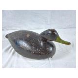 Vintage Wooden duck decoy. Head comes on & off