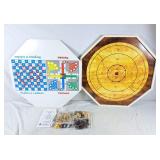7 games in 1! CHECKERS, CHESS, PARCHEESI,