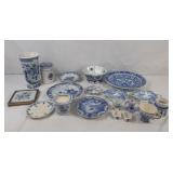 Delft Holland handpainted glassware