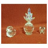 Crystal Pineapple, Swarovski Crystal Pig,
