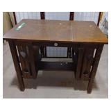 Antique Arts & Crafts Oak Mission Desk