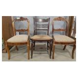 3 Decorative Accent Chairs