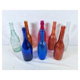 Collection of colorful bottles Great for decor!