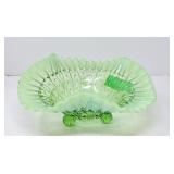 Fancy Green candy dish