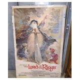 Lord of the rings poster. 40" w x 60" h