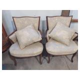Pair of French armchairs
