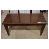 Wooden Piano Bench with piano books