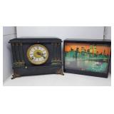 E. Ingraham co. BRISTOL, CONN USA clock & battery