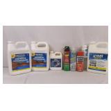 Various wood and siding protectors and sprays