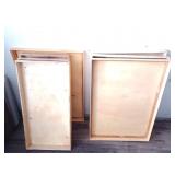 7 wood trays for film