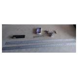 2 metal ruler, new wedge,Huskavarna chainsaw