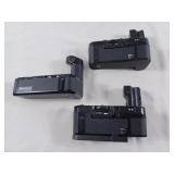 3 Nikon motor drives: md-4  #344728, Nikon md-12