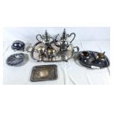 Silver plated tea service