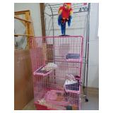 SMALL ANIMAL CAGE   48" X 27 X17 AND