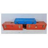 Trio of tool boxes