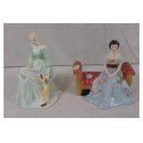 Porcelain dolls Coalport "Ladies of Fashion