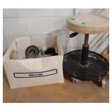 WORK STOOL AND SCAFFOLD Wheels