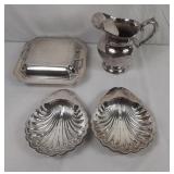 Silver plated dishware