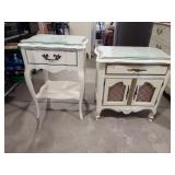 Vintage single drawer stand and night stand