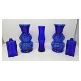 Decorative Cobalt Blue glassware
