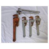 Ridgid pip bender, 3 Ridgid aluminum 10" pipe