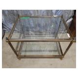 Glass Top and Bottom Decorative Coffee Table