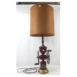 Unique Coffee Grinder Lamp
